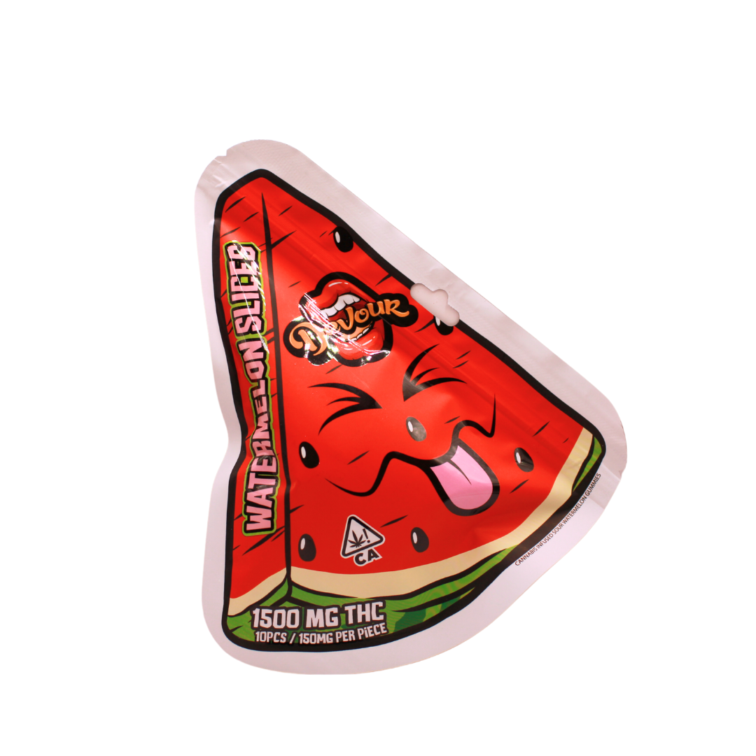 Devour Slices Edible Gummies - Watermelon 1500mg