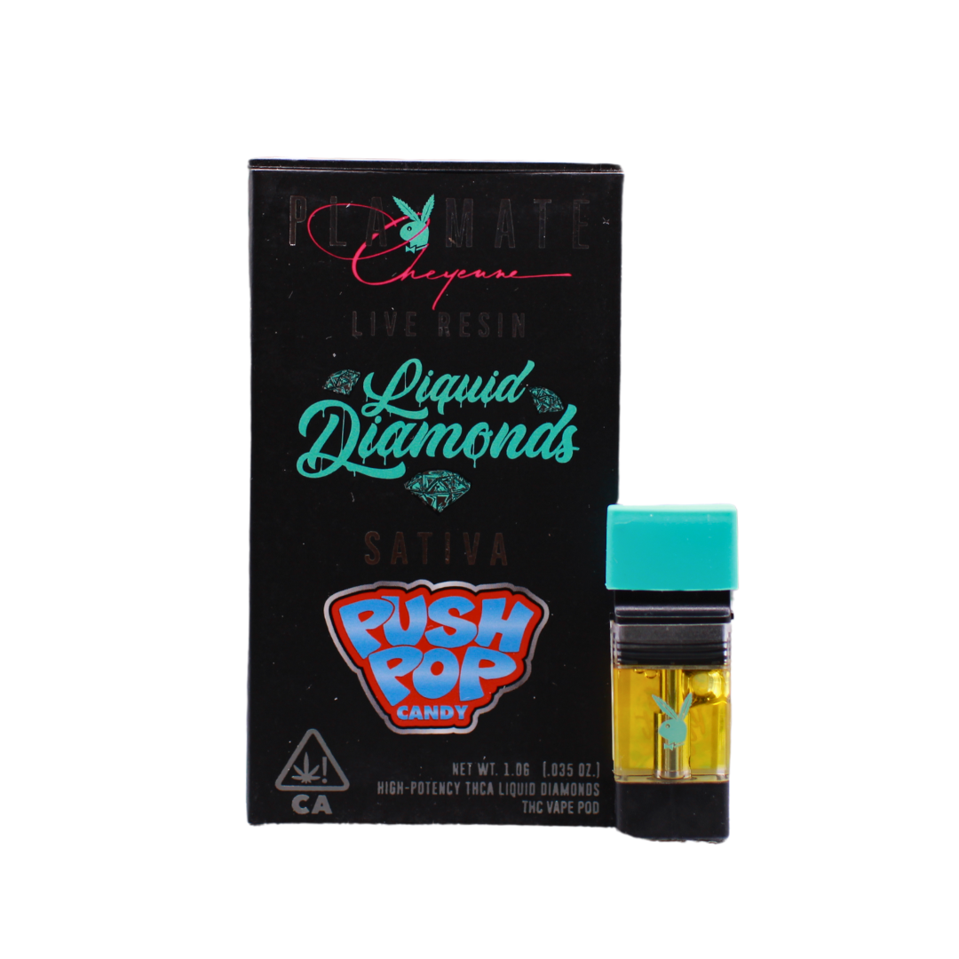 PLAYMATE Liquid Diamond 1G POD Push Pop (Sativa)